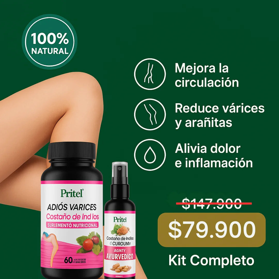 Vitalis Ven ™|Capsulas De Castaño De India+Aceite Ayurbedico