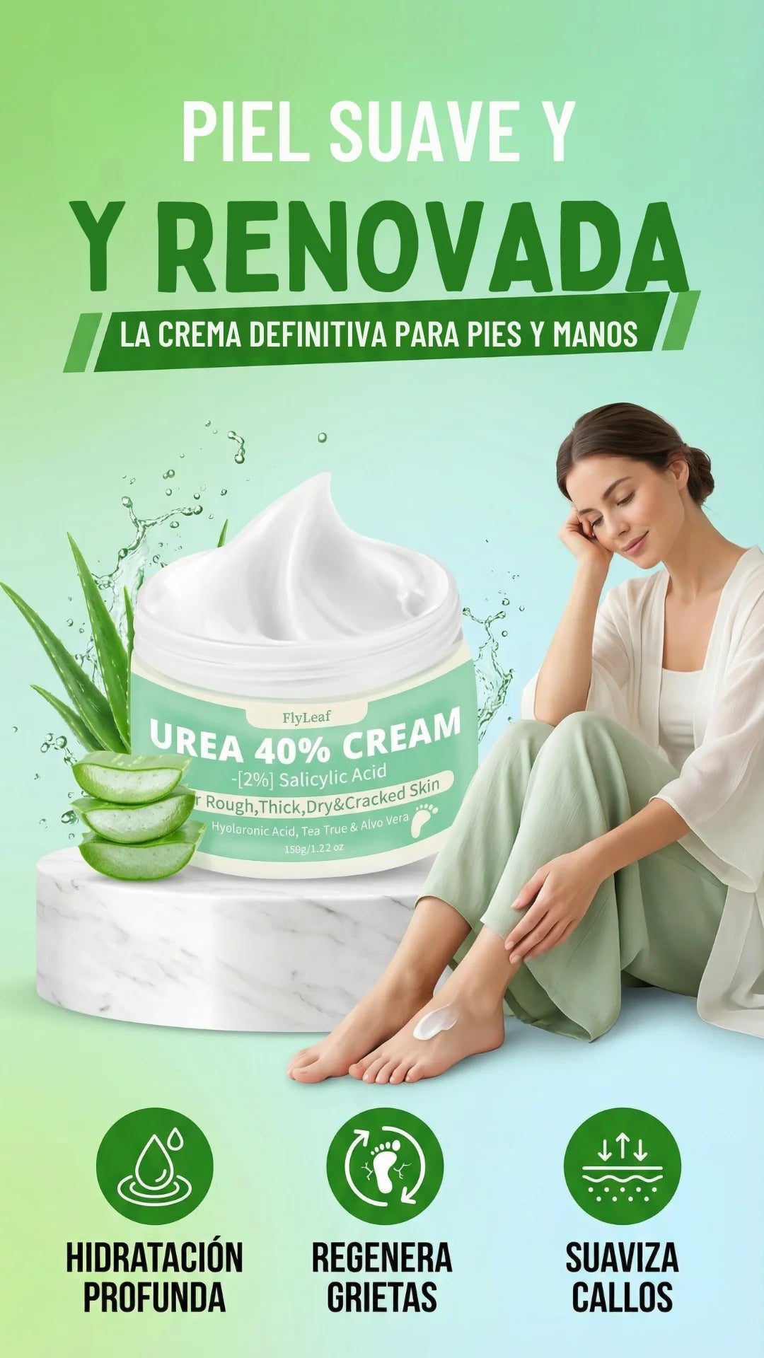 UREAMAX ™| CREMA DE UREA AL 40% PARA MANOS Y PIES