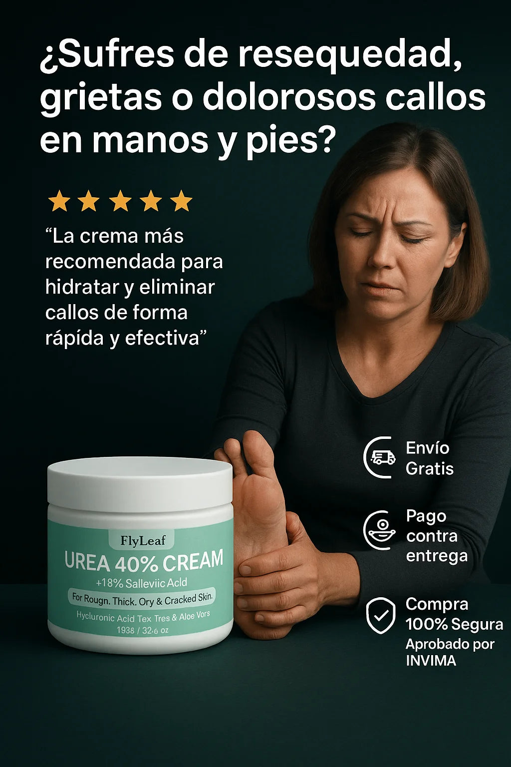 CREMA UREA AL 40% + ÁCIDO SALICÍLICO AL 2%
