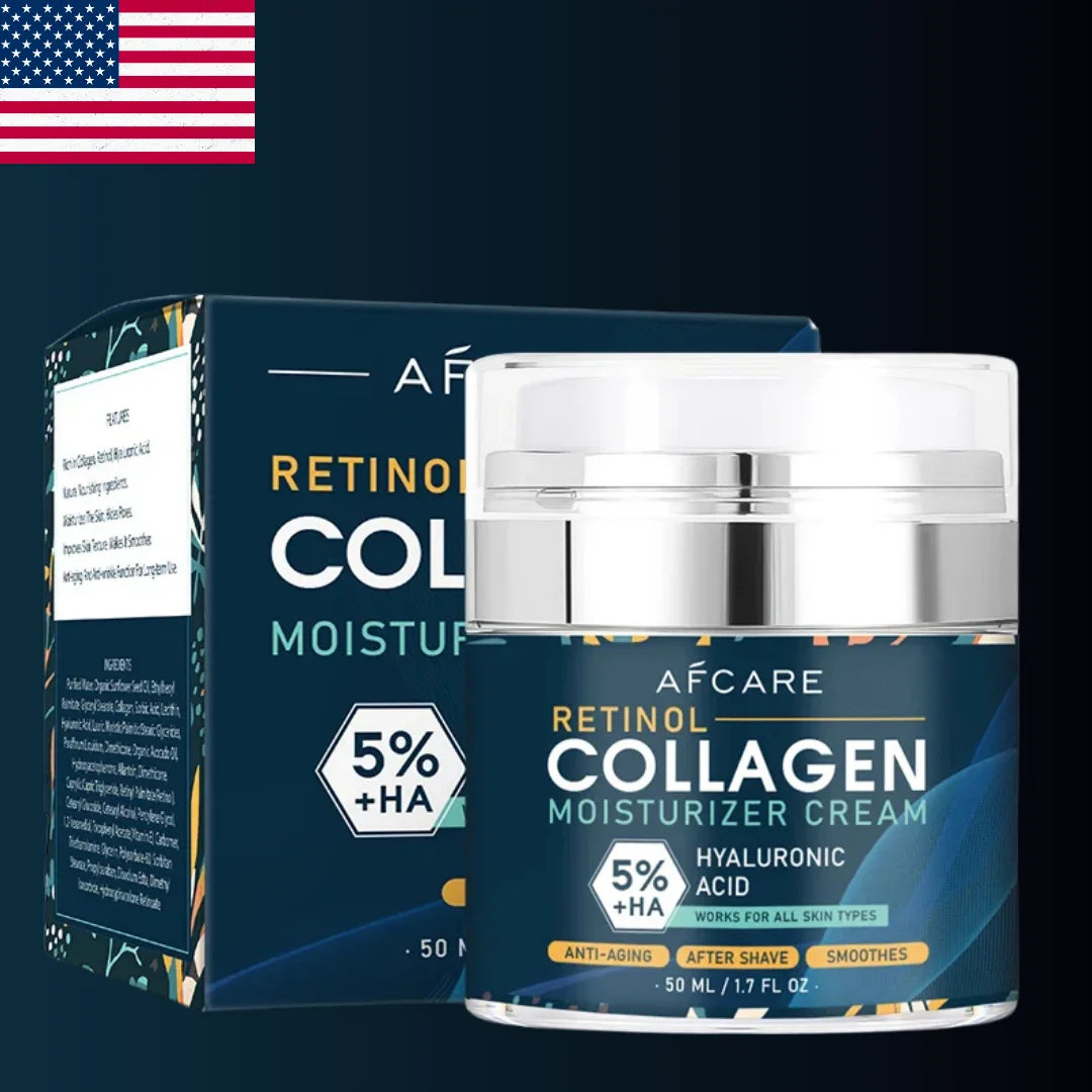 Afcare™ |Crema Facial Hidratante-Colágeno + Retinol