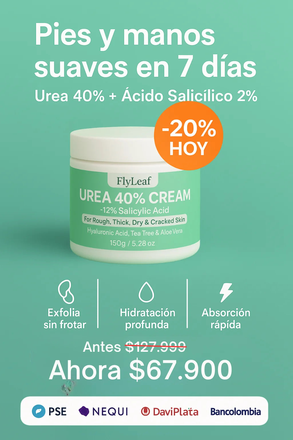 creme urea lading visual