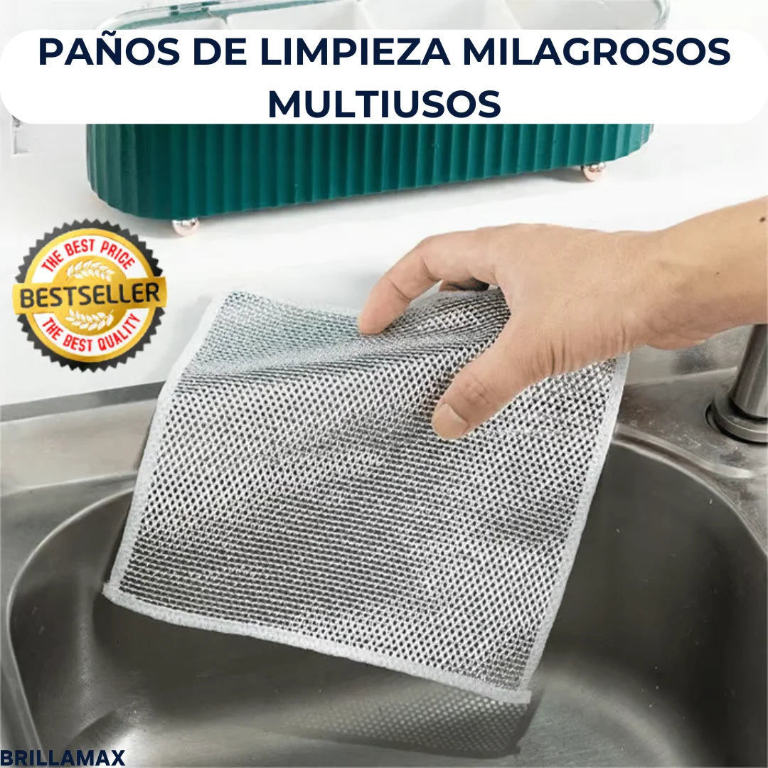 BRILLAMAX™ *10 | PAÑOS MÁGICOS DE LIMPIEZA