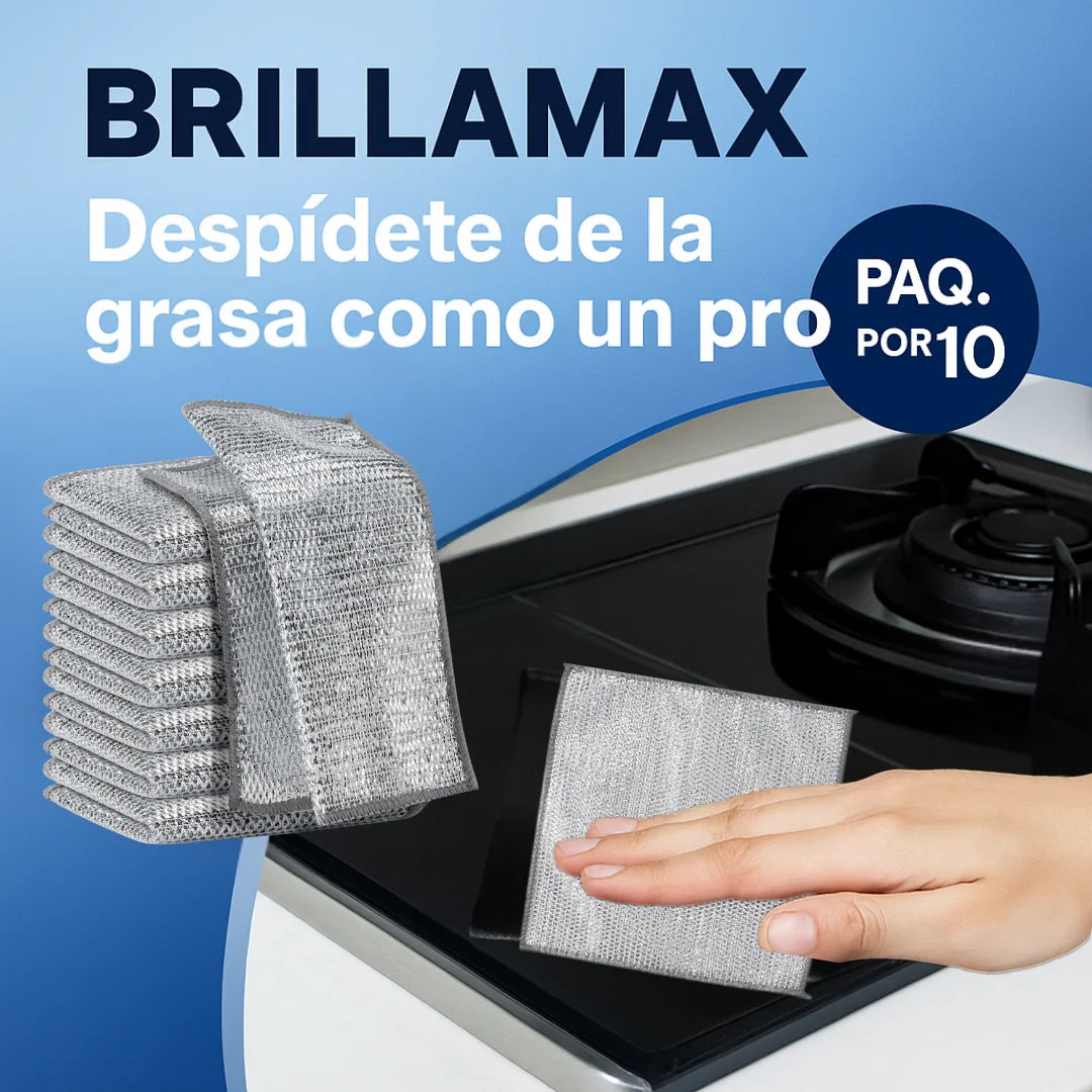 BRILLAMAX™ *10 | PAÑOS MÁGICOS DE LIMPIEZA