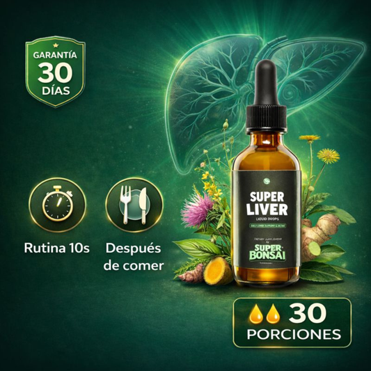 LiverBonsai™|Apoyo hepático diario, en gotas