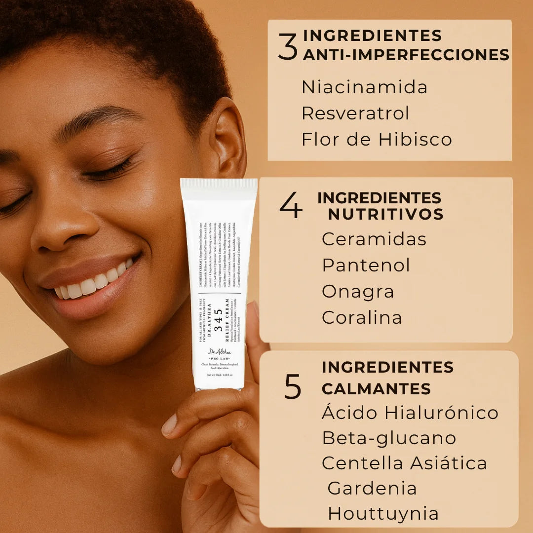 Crema Dr. althea 345™| Tratamiento Para Manchas y Acné