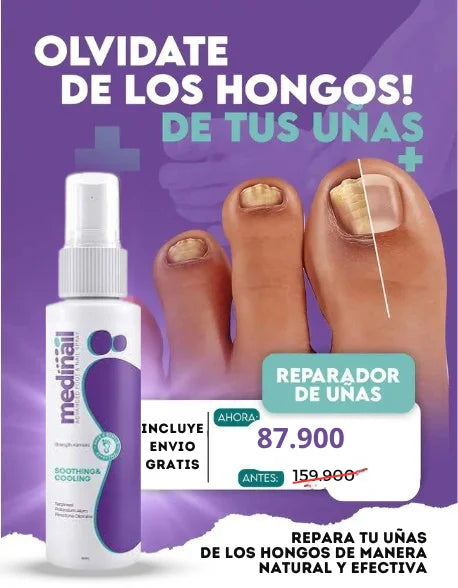 Medinail™ / Spray Restaurador para Uñas Gruesas y Amarillas
