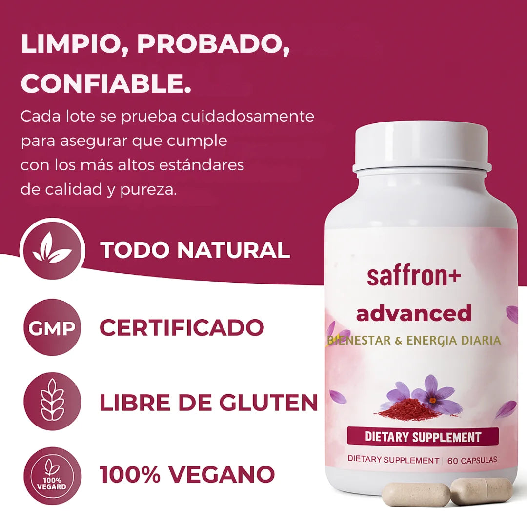 Saffron Advanced™ | Suplemento premium de azafrán puro