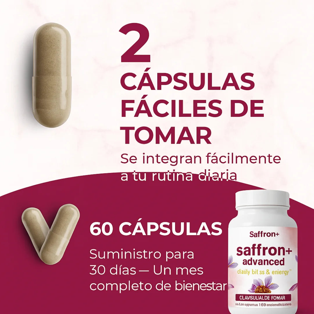 Saffron Advanced™ | Suplemento premium de azafrán puro