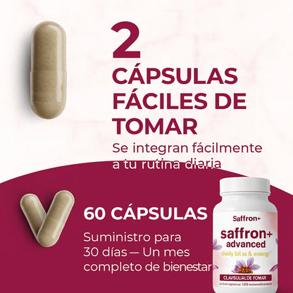 Saffron Advanced™ | Suplemento premium de azafrán puro