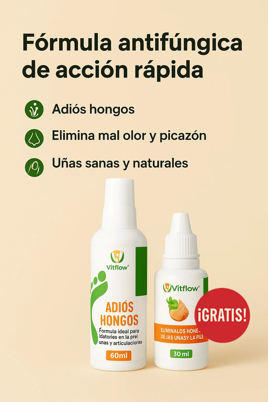 FungoX™ | Combo Spray + Gotero Antihongos de Acción Doble