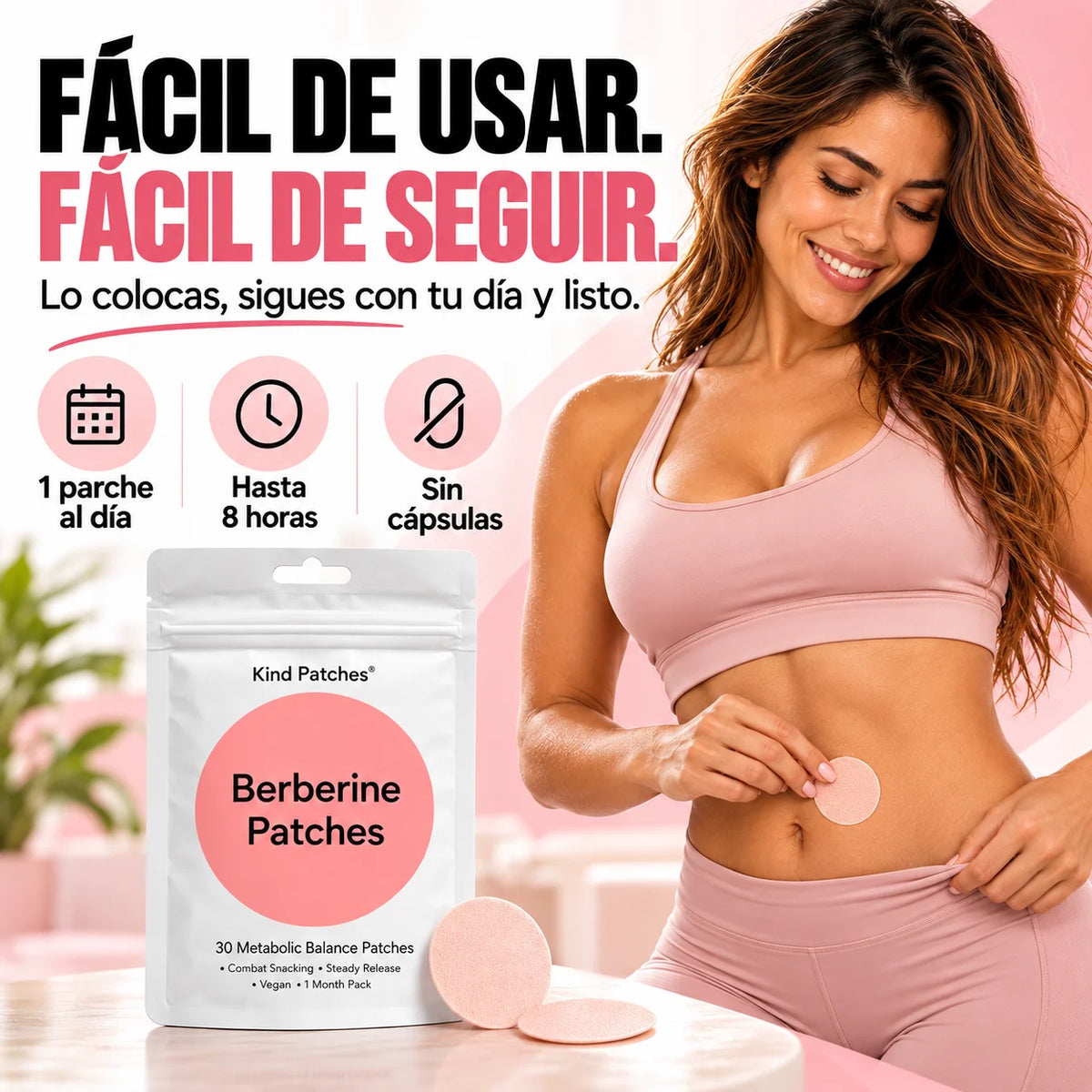 Parches de Berberina|para tu Rutina de Bienestar Metabólico