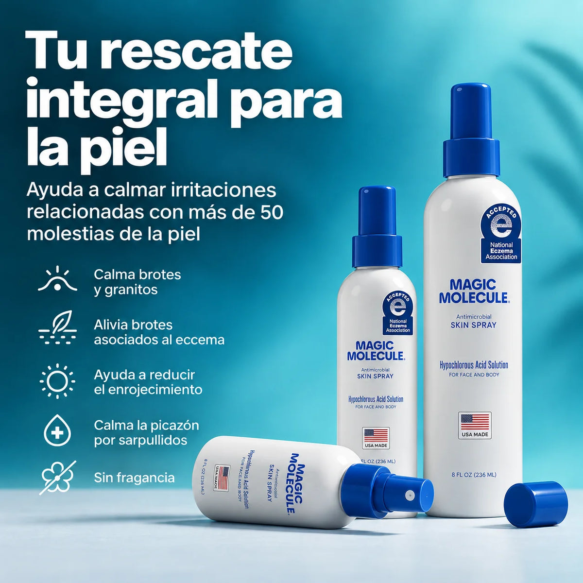 Magic Molecule™| Spray Calmante de Ácido Hipocloroso