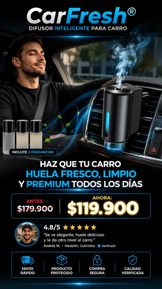 Carfresh | Difusor inteligente para carro