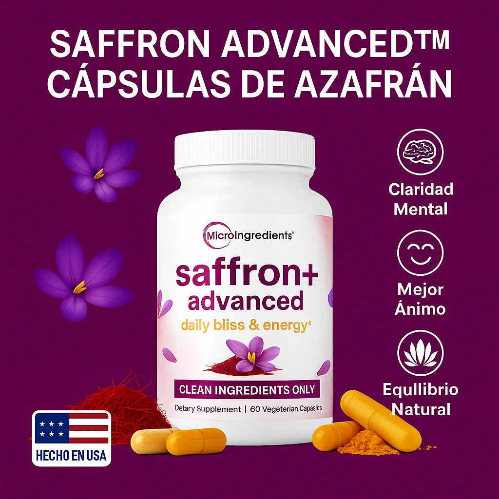 Saffron Advanced™ | Suplemento premium de azafrán puro