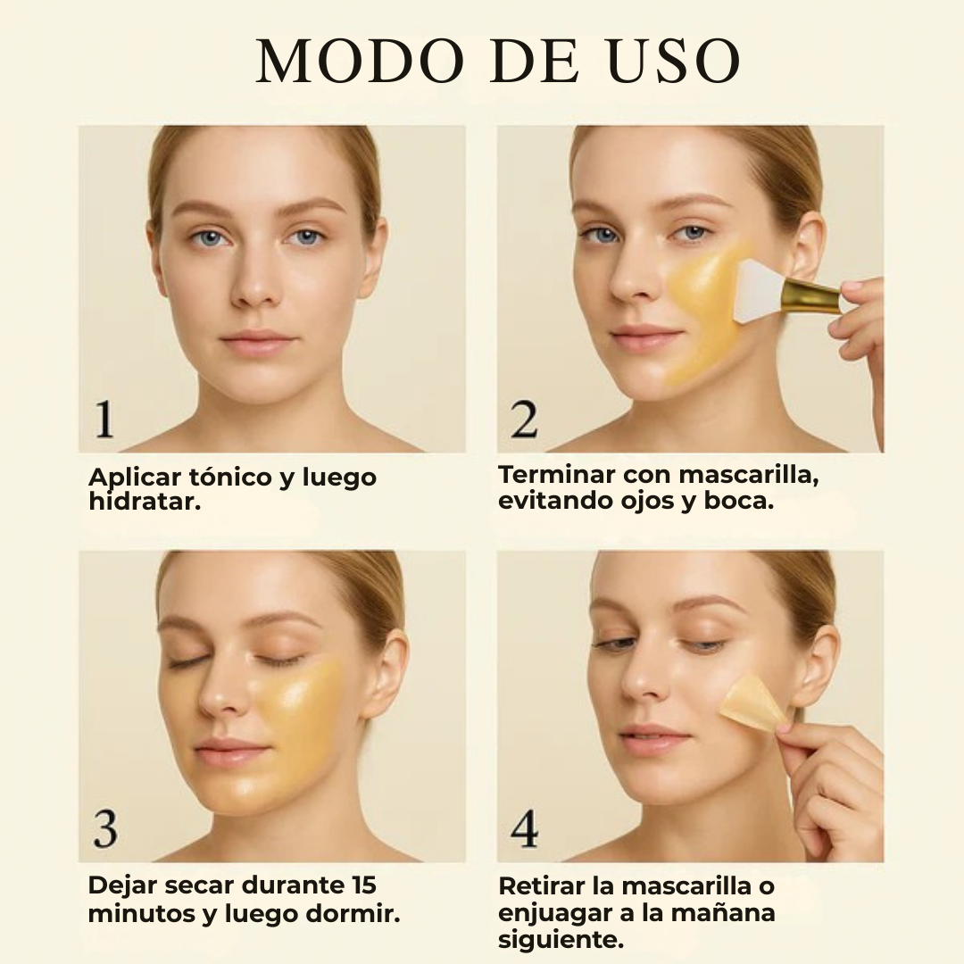 Wildly™|Mascarilla nocturna de cúrcuma y ácido kójico