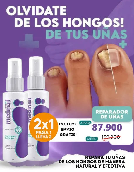 Medinail™ / Spray Restaurador para Uñas Gruesas y Amarillas