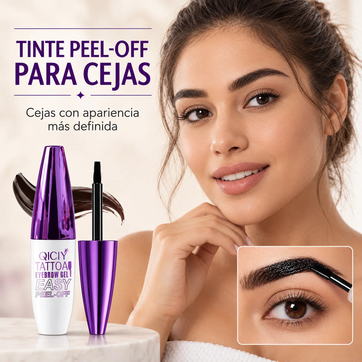 Tinte en Gel Peel-Off | Cejas Definidas Sin Complicaciones